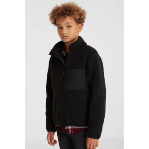 Anytime Teddy Fleece Vest Zwart