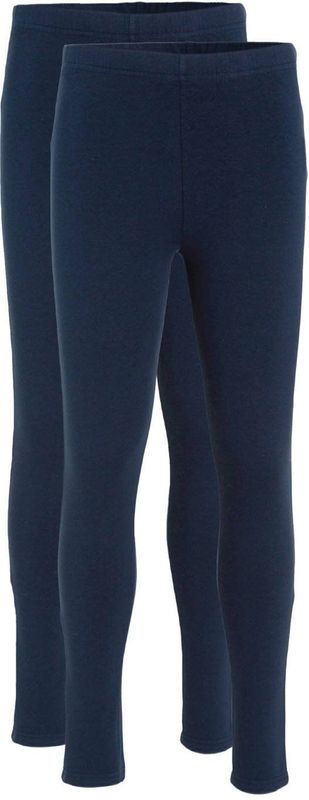 Legging - Meisjes - Katoenmix - Set van Twee