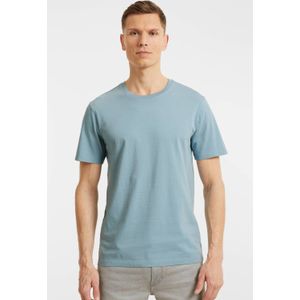 anytime - T-shirt - Grijsblauw - Korte Mouwen - Ronde Hals