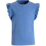 anytime - T-shirt - Zacht Katoen - Ronde Hals - Meisjes