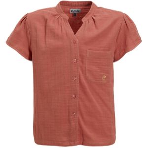 Me & My Monkey - Pooja - Blouse - Katoen - Korte Mouwen - Knoopsluiting