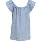 Me & My Monkey Chambray Top Polly Lichtbkauw
