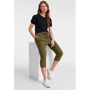 Anytime - Harem Capri Jogger - Khaki