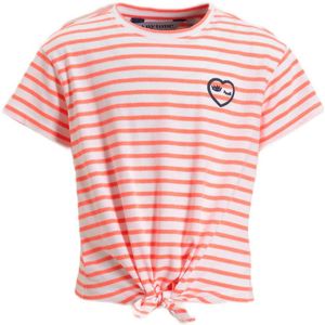 anytime - T-shirt - Gestreept - Meiden - Ronde Hals