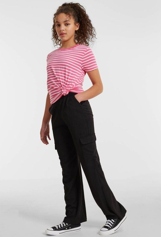 Anytime - Cargo Broek - Crinkle - Meisjes - Polyestermix