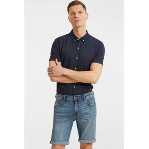 anytime - Denim Short - Blauw - Regular Fit - 5-Pocket Model
