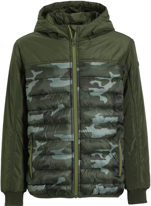 Anytime - Softshell - Camo - Polyester - 2 Afsluitbare Zakken, 1 Binnenzak, Elastische Zoom