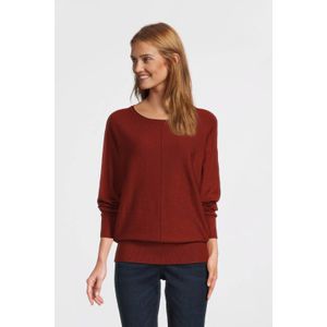Imagine - Gebreide Trui - Rood - Vleermuismouwen