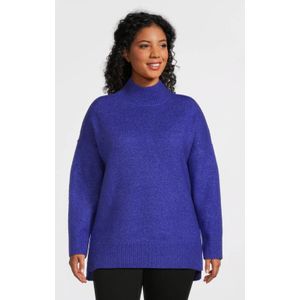 Great Looks - Gebreide Trui - Blauw - Dames