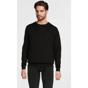 Anytime - Gebreide Trui - Zwart - Ronde Hals - Lange Mouwen