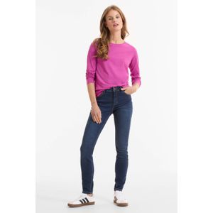 Anytime - Skinny Jeans - Donker Gewassen Blauw - Regular Waist - Dames