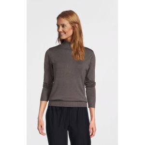 Imagine - Fijn Gebreide Coltrui - Grijs - Lange Mouwen