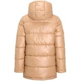 Orange Stars - Winterjas - Lang Model - Geprinte Voering - 2 Steekzakken