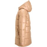 Orange Stars - Winterjas - Lang Model - Geprinte Voering - 2 Steekzakken