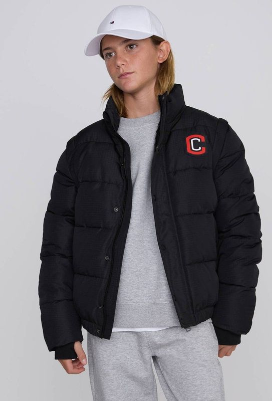 Coolcat - Jaxx - Winterjas - Zwart - 100% Polyester - Afritsbare Mouwen