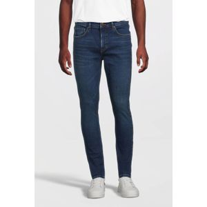 anytime - Skinny Fit Jeans - Blauw - 5-Pocket - Lichte Stretch