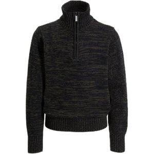 Anytime - Schipperstruien - Katoen - Gebreid - Opstaande Kraag met Rits