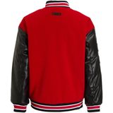 Coolcat - Baseball Jacket - Rood/Zwart - Jongens
