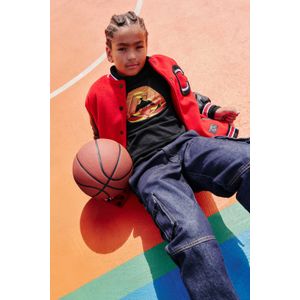 Coolcat - Baseball Jacket - Rood/Zwart - Jongens