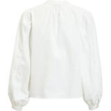 Me and My Monkey - Blouse - Katoen - Lange Mouwen - Pofmouwen - Opstaande Kraag