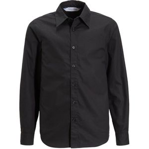 Anytime - Overhemd - Zwart - Met Vlinderstrikje - Voor Jongens