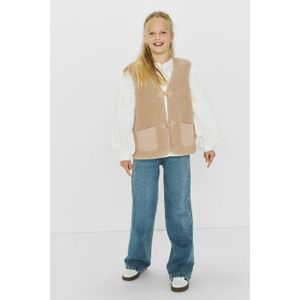 Me & My Monkey - Gilet - Teddy - Zacht - Met Houtje-Touwtje Sluiting