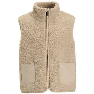 Me and My Monkey - Teddy Gilet - Polyester - Contrastkleur Details