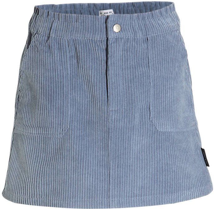 Me & My Monkey - Rok - Corduroy - Rits- en Knoopsluiting - 2 Voorkant Zak
