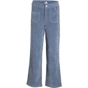 Me and My Monkey - Wide Leg Broek - Corduroy - Zwart - Polyestermix