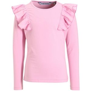 anytime - Longsleeve - Katoen - Zacht - Ruffles op de Schouders