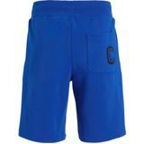 Coolcat - Joggingshort Stephan - Blauw - Scuba Stretch - Elastische Tailleband