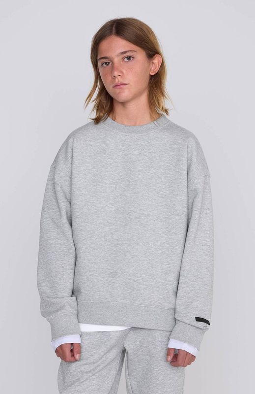 Coolcat - Sweater - Blauw - Scuba Stretch - 3D Logo Print