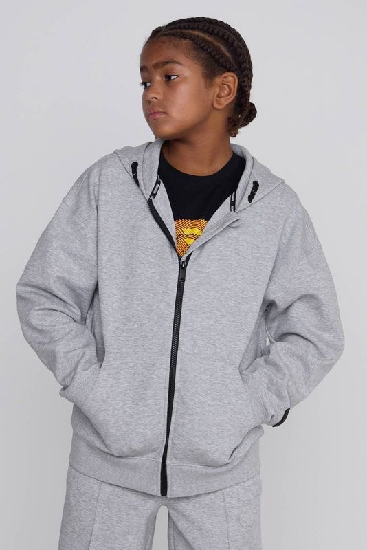 Coolcat - Vest Charly - Grijs - Unisex - Met Capuchon