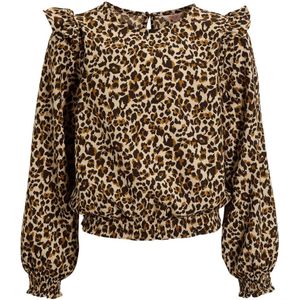 Orange Stars - Blouse - Panterprint - Beige