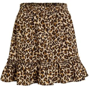 Plooirok - Panterprint - Polyester Mix - Comfortabele Tailleband