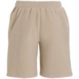 Anytime - Korte Broek - Teddy Stof - Opgestikte Patch - Steekzakken