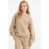 anytime - Teddy Fleece Trui - Beige