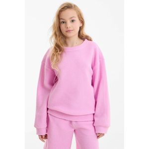 Anytime - Trui - Fleece - Teddy - Ronde Hals - Lange Mouwen