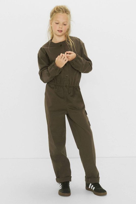 Me & My Monkey - Roxanne - Boilersuit - Groen - Katoen