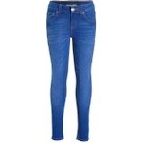 Anytime - Skinny Fit Jeans - Blauw - Katoenmix - 5-Pocket Model