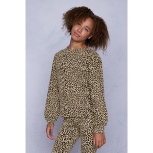 Coolcat - Sweater - Luipaard Jacquard Patroon