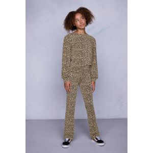 Coolcat - Flare Broek - Luipaard Print - Polyester Mix