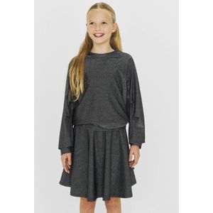 CoolCat - Lurex Top - Glinsterend - Ronde Hals - Lange Mouwen