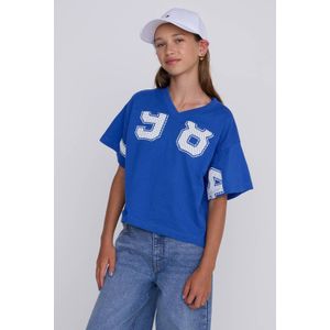 Coolcat - T-shirt - Oversized - V-hals - Meisjes
