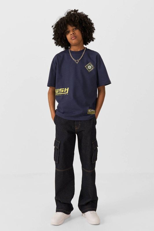 Coolcat - Cargobroek Damian - Donker Blauw - Cargobroek