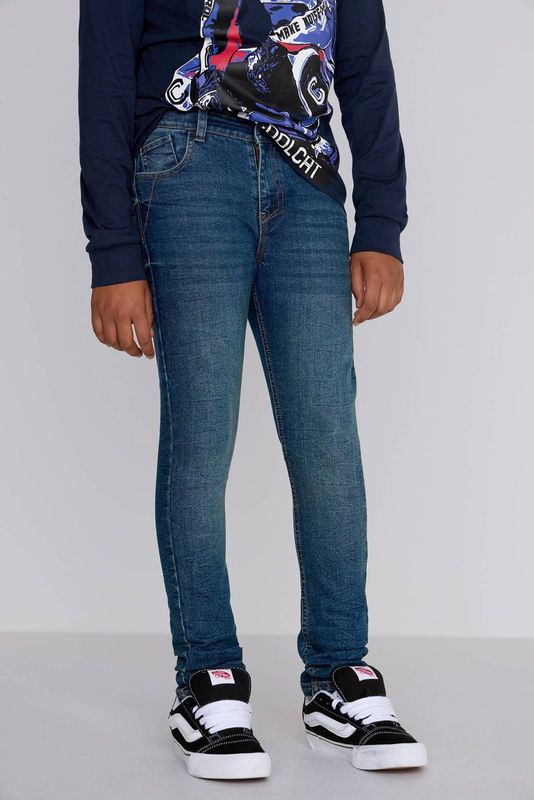 Coolcat - Skinny Jeans - Blauw - Denim