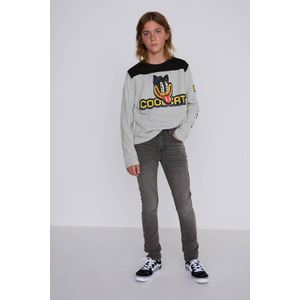 Coolcat - Skinny Jeans Dexx - Grijs - Jongens - Fivepocket Model
