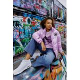 Coolcat - Jeans - Stretch Katoen - Wide Leg Fit - Diamantjes