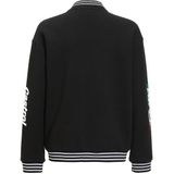 Coolcat - Bomberjack - Katoen - Zwart - Opstaande Kraag - Lange Mouwen