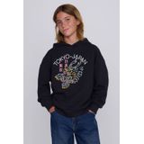 CoolCat - Kinderhoodie - Zacht Katoen - Trendy Print - Oversized Pasvorm